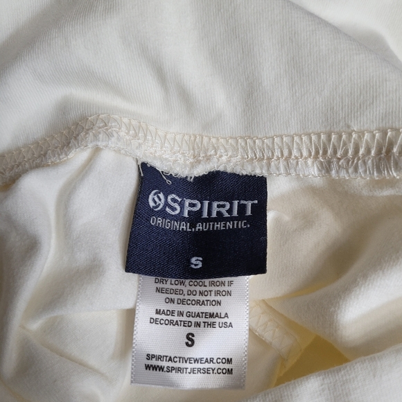 SPIRIT athletic shorts Ecru size Small NWOT - Picture 4 of 10
